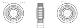 Sierra Marine Drive Shaft Carrier Bearing (MPN: 18-2100)