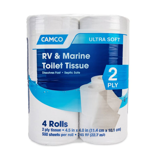 Camco Toilet Tissue TST 2 Ply 4 Roll Pack (MPN: 40274)