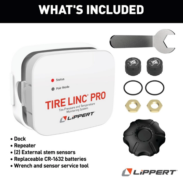 Lippert Tire Linc Pro Tire Pressure Monitoring System (MPN: 2024115887)