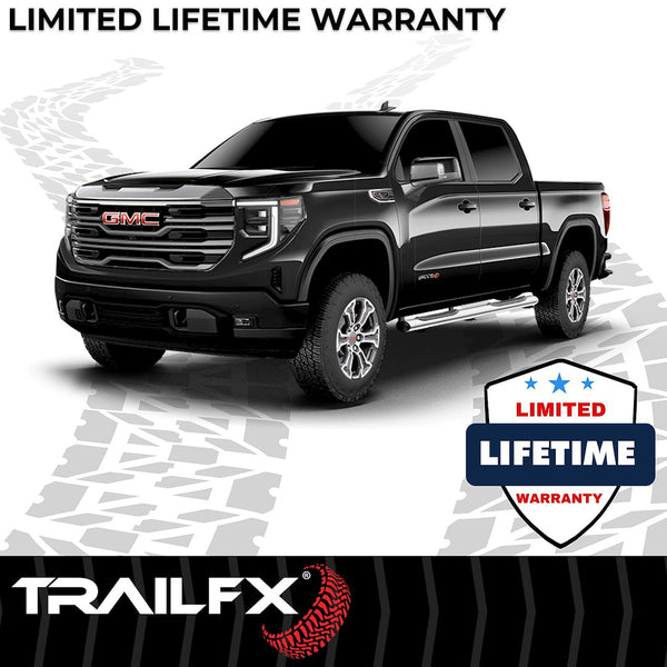 TrailFX 6 Inch Oval Straight Nerf Bar (MPN: A8221S)