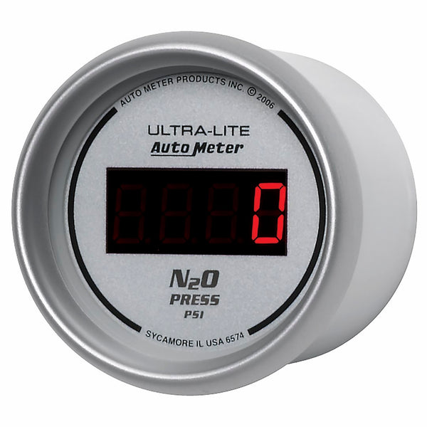 AutoMeter Ultra-Lite Nitrous Oxide Pressure Gauge (MPN: 6574)