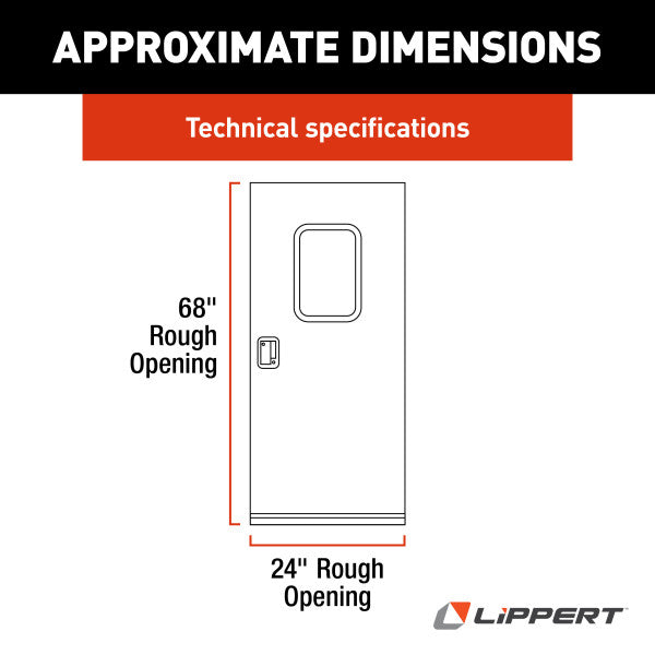 Lippert Components Square Entry Door (MPN: V000042629)