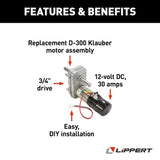 Lippert Components Slide Out Motor (MPN: 138449)