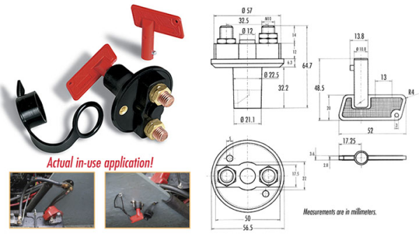 WirthCo Battery Disconnect Switch (MPN: 20314)