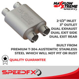 SpeedFX MaxFlow Xtreme Cat Back System (MPN: 50800)