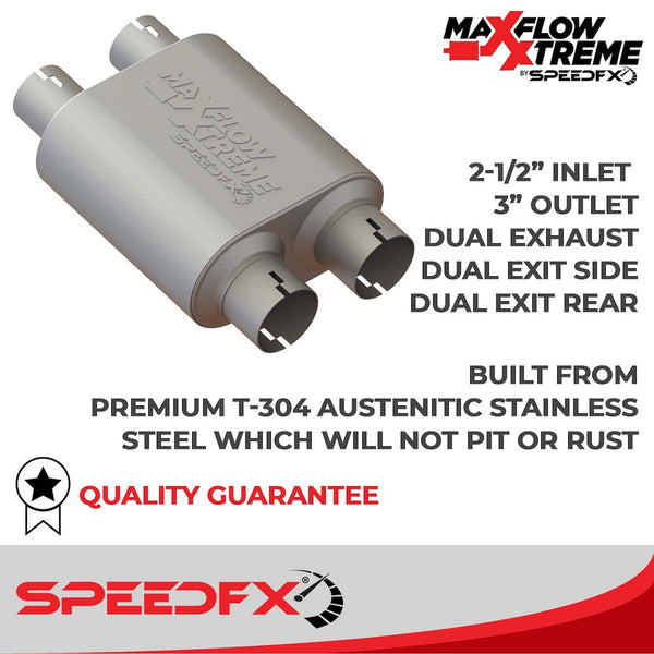 SpeedFX MaxFlow Xtreme Cat Back System (MPN: 50800)