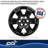 Coast To Coast Impostor Wheel Skin (MPN: IWCIMP444BLK)