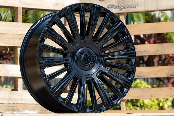 OE Wheels CA92 Gloss Black Wheel (MPN: CA92-22090-6550-28B)