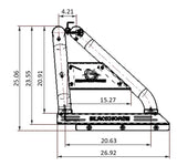 Black Horse Off Road Truck Bed Bar (MPN: RB20BK)