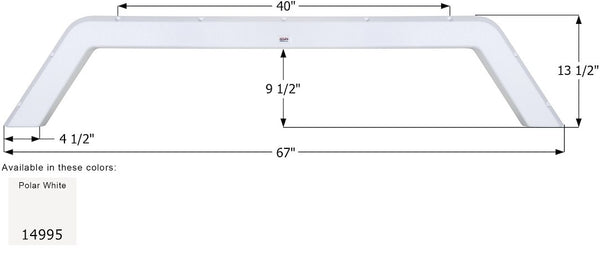 Icon Fender Skirt for Tandem Axle RVs (MPN: 14995)