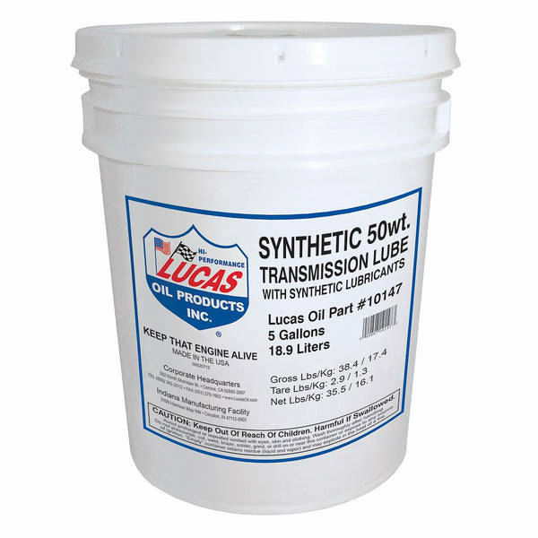 Lucas Oil Synthetic 50 Weight Transmission Oil (MPN: 10147)