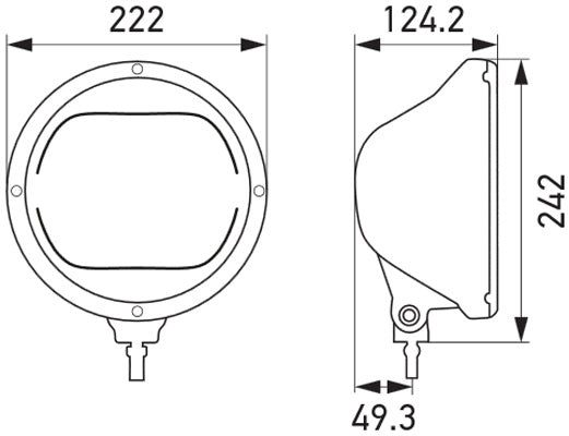 Hella Off Road Light Rallye 3003 (MPN: 016797001)