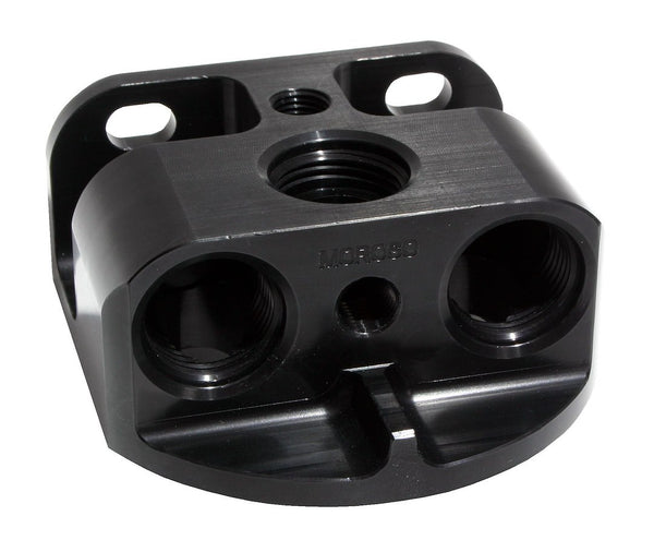 Moroso Performance Oil Filter Relocation Bracket (MPN: 23764)