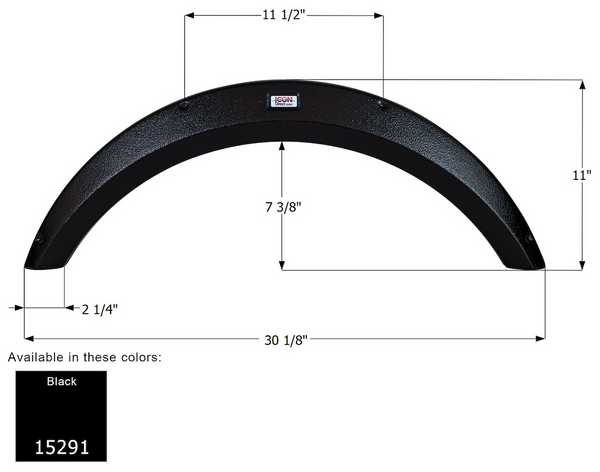 Icon Fender Skirt for Winnebago Micro Minnie (MPN: 15291)