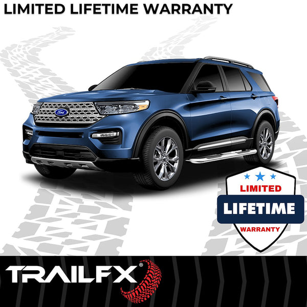 TrailFX Nerf Bar Round Tube Side Steps (MPN: A0064S)