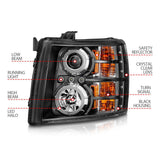 AnzoUSA Projector Headlight Assembly (MPN: 111107)