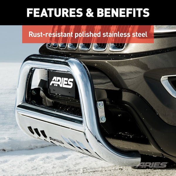 Aries Bull Bar With Skid Plate (MPN: 35-2010)