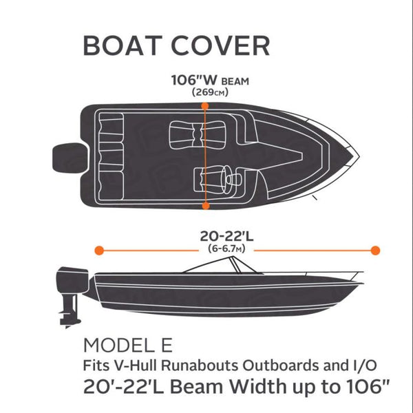 Classic Accessories Boat Cover (MPN: 88958)