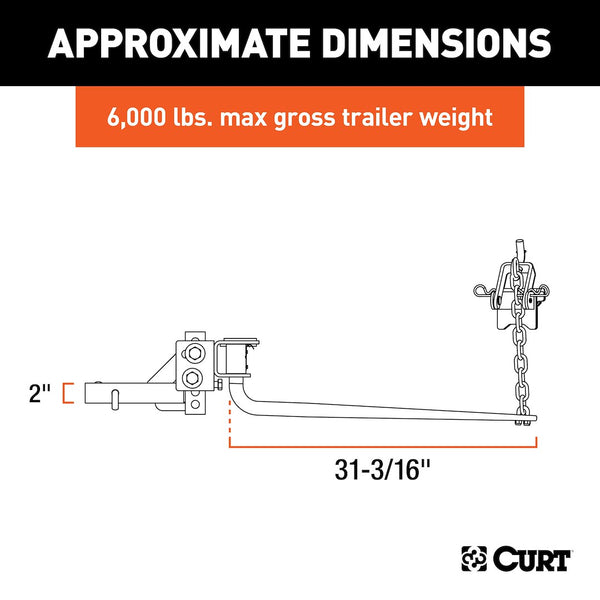 CURT Weight Distribution Hitch (MPN: 17050)