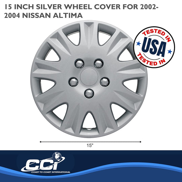Coast To Coast 15 Inch Wheel Cover Set (MPN: IWCB811115S)