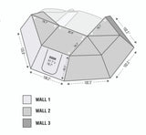 Overland Vehicle Systems Awning Extension Panel (MPN: 18099910)