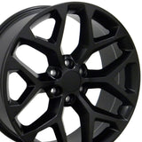 OE Wheels CV98B 22 Inch Aluminum Wheel (MPN: CV98B-22090-6550-24B1)
