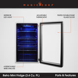 Magic Chef Retro Beverage Cooler (MPN: MCB34CHW)