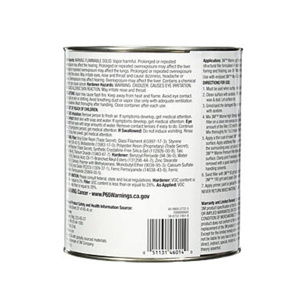 3M Marine High Strength Repair Filler (MPN: 46014)