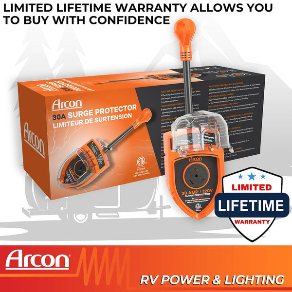 Arcon 30 Amp 120 Volt Surge Protector (MPN: 19758)