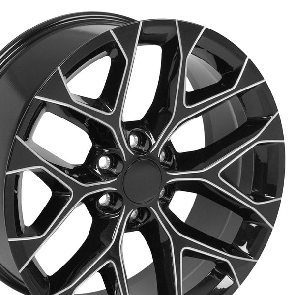 OE Wheels CV98B 22 Inch Aluminum Wheel (MPN: CV98B-22090-6550-24BM)