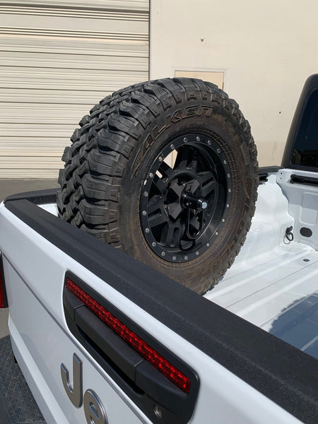 WILCO Off-Road Bed Rail Tire Carrier (MPN: UBM34507-J)