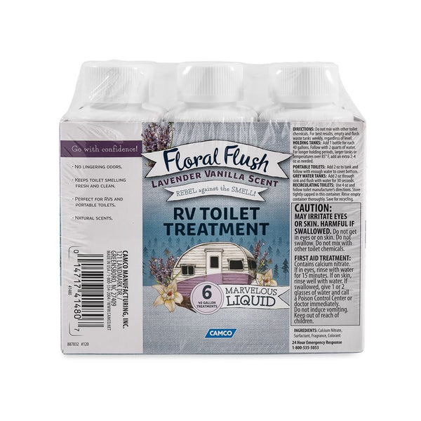 Waste holding tank treatment with floral flush (MPN: 41480)