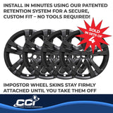 Coast To Coast Impostor Wheel Skin 17 Inch (MPN: IWCIMP360BLK)