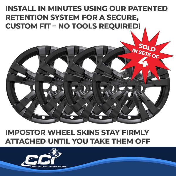 Coast To Coast Impostor Wheel Skin 17 Inch (MPN: IWCIMP360BLK)