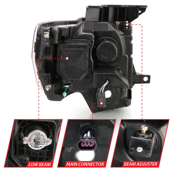 ANZO USA Headlight Assembly (MPN: 111444)