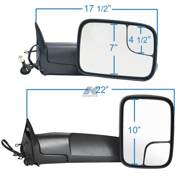 K Source Exterior Towing Mirror (MPN: 60179C)