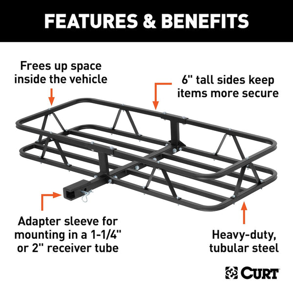 Curt Trailer Hitch Cargo Carrier (MPN: 18145)