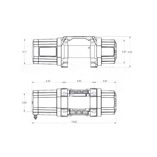 Superwinch SP45 Series Vehicle Recovery Winch (MPN: 1145250)