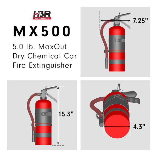 H3R Fire Extinguisher (MPN: MX500R)