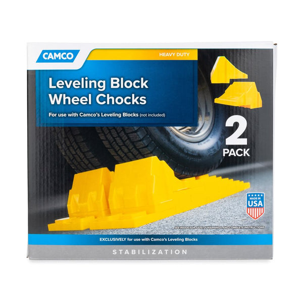 Camco Wheel Chock for Leveling Blocks (MPN: 44401)