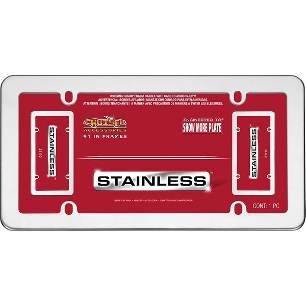 Stainless Steel License Plate Frame (MPN: 21110)