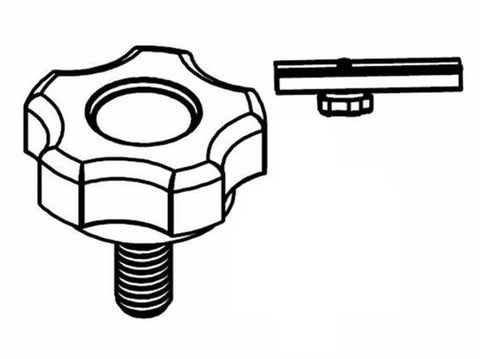 BAK Industries Tonneau Cover Adjusting Knob (MPN: PARTS-356A0014)