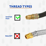 Flame King Propane Feed Hose (MPN: E18INPT)