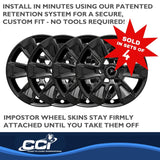 Coast To Coast Impostor Wheel Skin 17 Inch (MPN: IWCIMP436BLK)