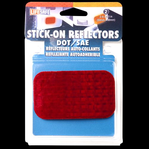Top Tape And Label Red Lens Reflector (MPN: RE7071)