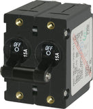 Blue Sea Circuit Breaker A Series 15 Amps (MPN: 7234-BSS)