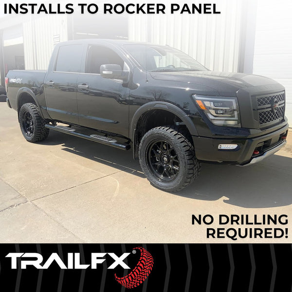 TrailFX 5 Inch Oval Straight Side Bars (MPN: A7099B)