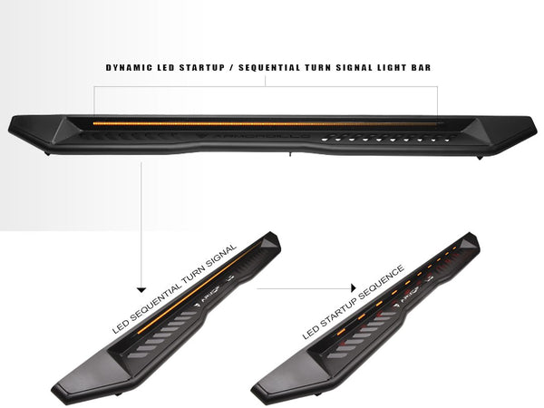 Armordillo FX Series Running Board with LED Light Strip (MPN: 8722091)