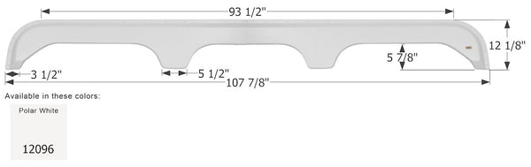 Icon Fender Skirt For King Of The Road Models (MPN: 12096)