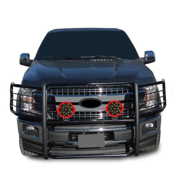 Black Horse Grille Guard Kit (MPN: 17FP32MA-PLR)